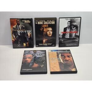 Denzel Washington 5 Movie Drama\Thriller DVD Bundle | 5 DVD Lot